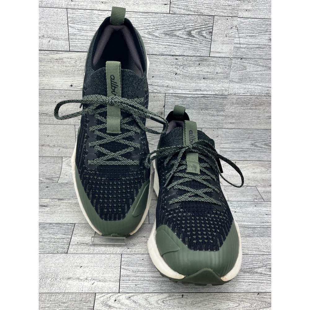 Allbirds Tree Flyer 2 Women Sz 8.5 Dark Green Black Running Shoes A10159W085 - Picture 1 of 10